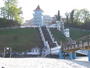 Insel Rügen, Freitreppe und Lift - Seebrücke Sellin