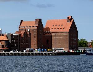 Stralsund - alte Speicher im Hafen Stralsund - alte Speicher im Hafen