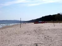 Rügen - Strand der Prorer Wiek bei Prora in Richtung Binz