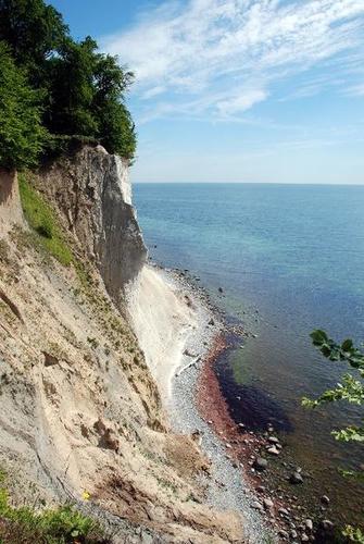 Kreideküste im Nationalpark Jasmund auf der Insel Rügen