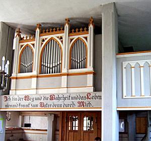Rügen - Dorfkirche in Groß Zicker / Grüneberg-Orgel