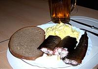 Rügen - Räucheraal mit Rührei Rügen - Räucheraal mit Rührei