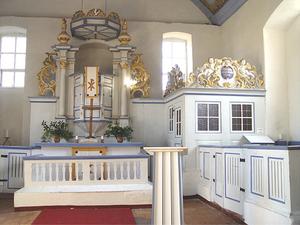 Hiddensee - Kanzelaltar der Inselkirche in Kloster Hiddensee - Kanzelaltar der Inselkirche in Kloster